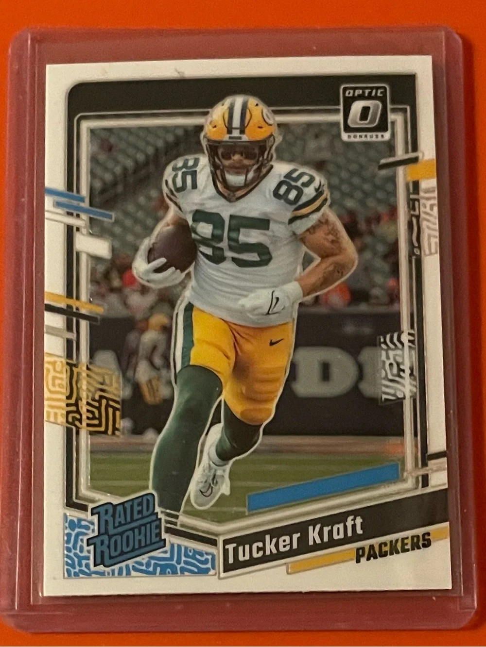 Tucker Kraft #243 [Rated Rookie] 2023 Panini Donruss Optic Football Trading Card
